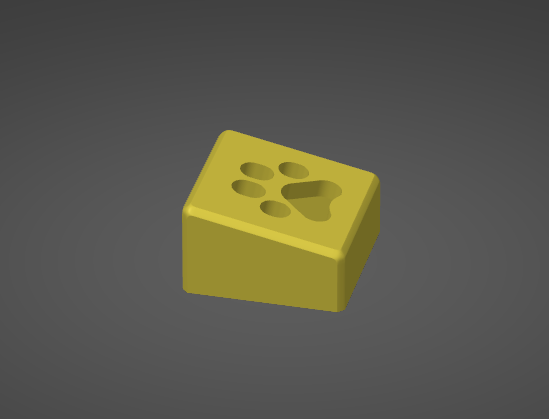 Cat Paw Button Cover