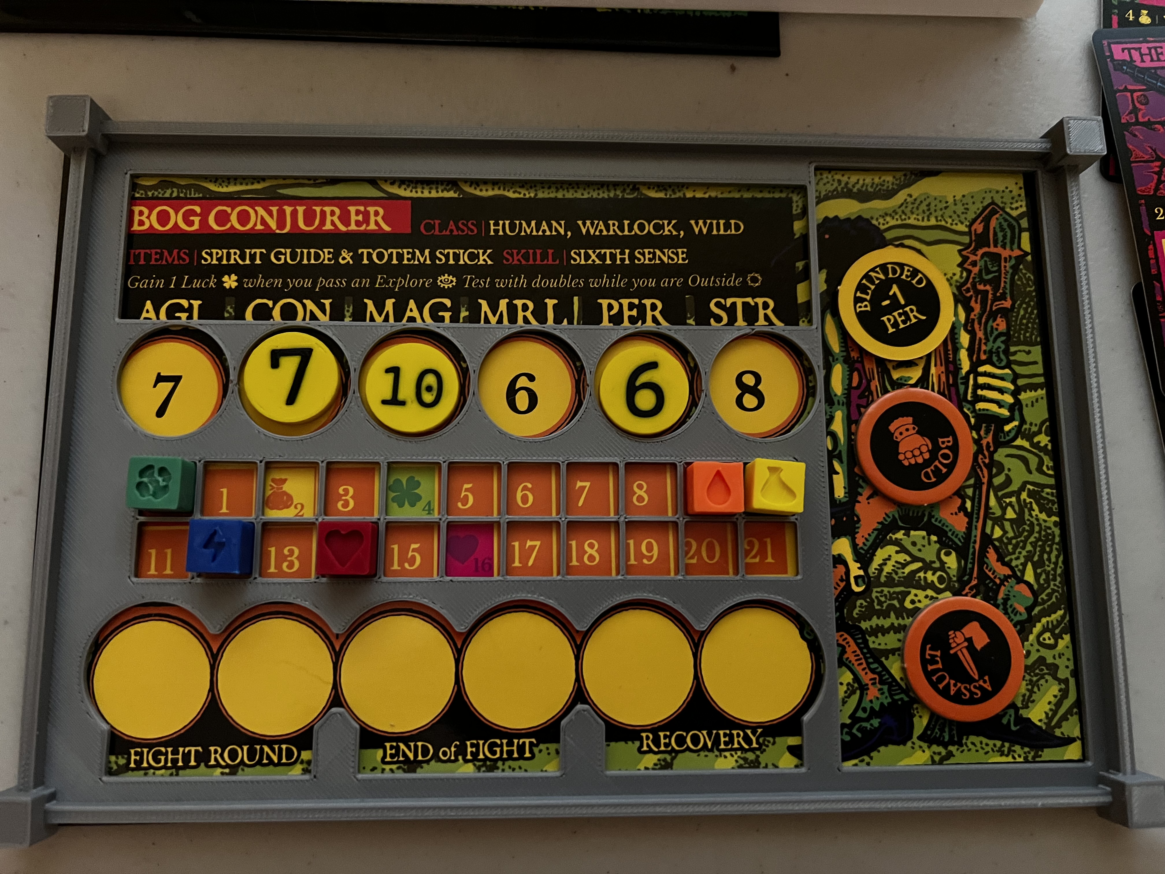 Dungeon Degenerates attribute tokens