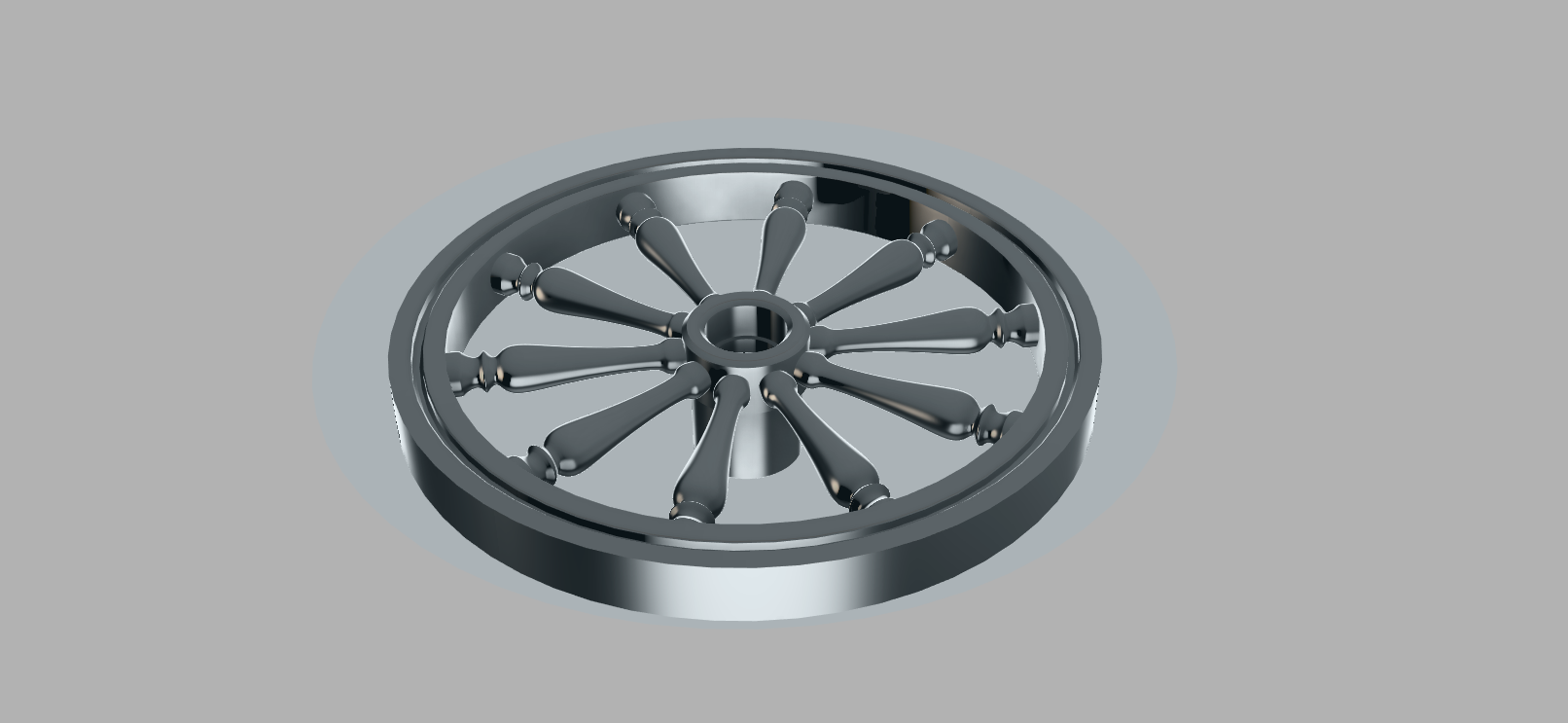 Playmobil Carriage Wheels (Front and Rear)