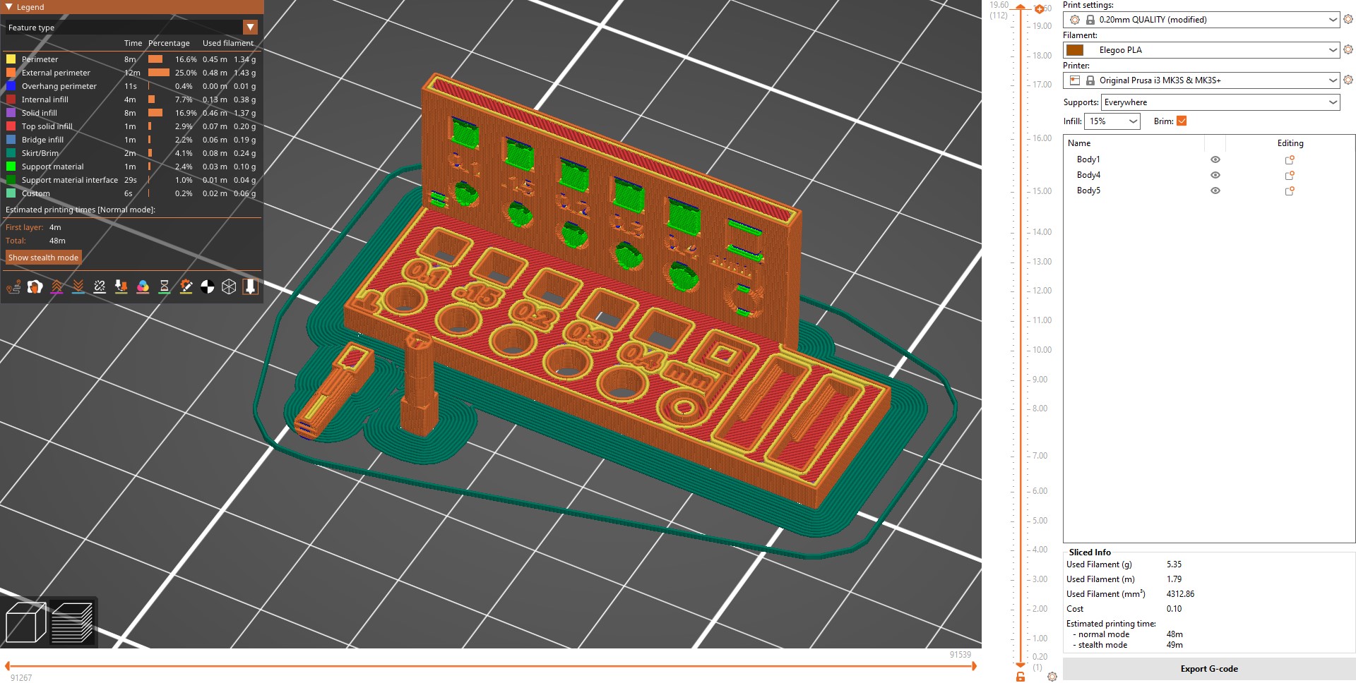 Miniatura 10 do modelo 3D Tolerance test