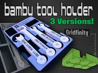 Gridfinity Bambu Tool Holder By Jufy Download Free Stl Model