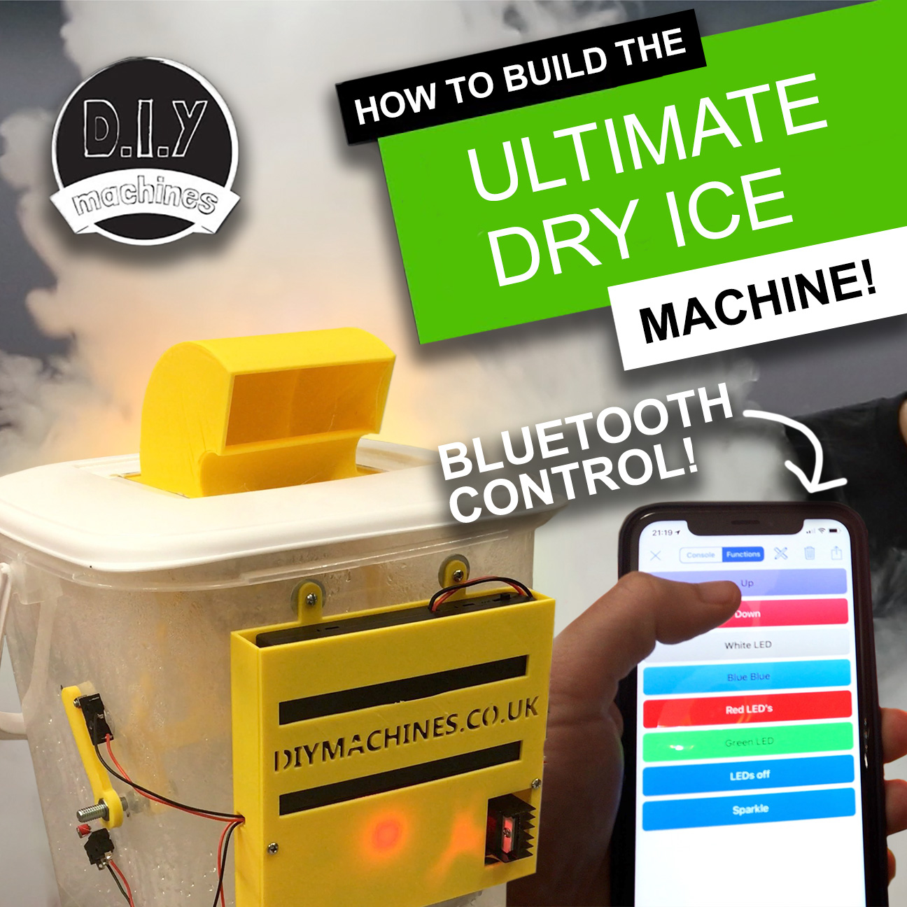 Make the Ultimate Bluetooth Dry Ice Fog Machine