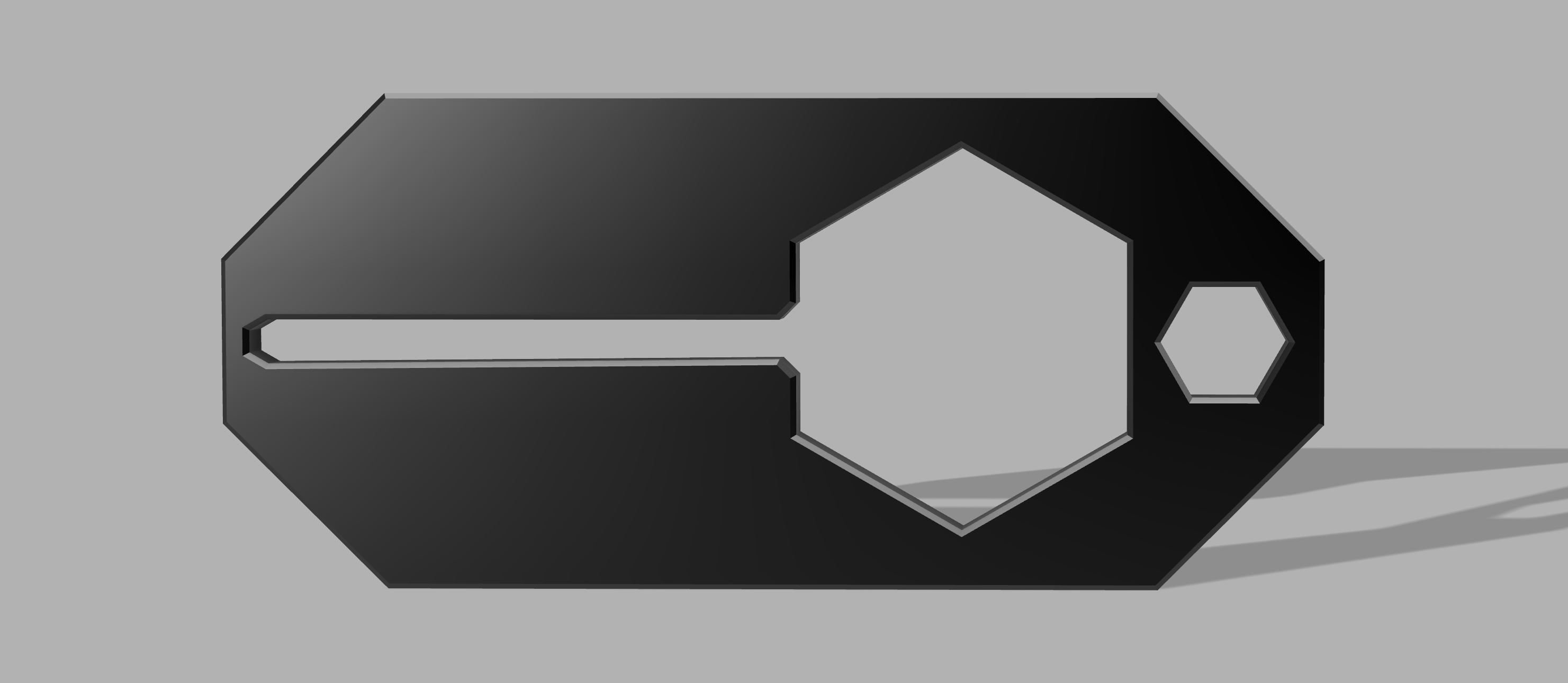 Hexagonal Dog Poop Bag Holder for Caribiner by ekowalsky Download free STL model