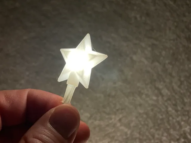 Star for LEDFYR lightchain (ikea)