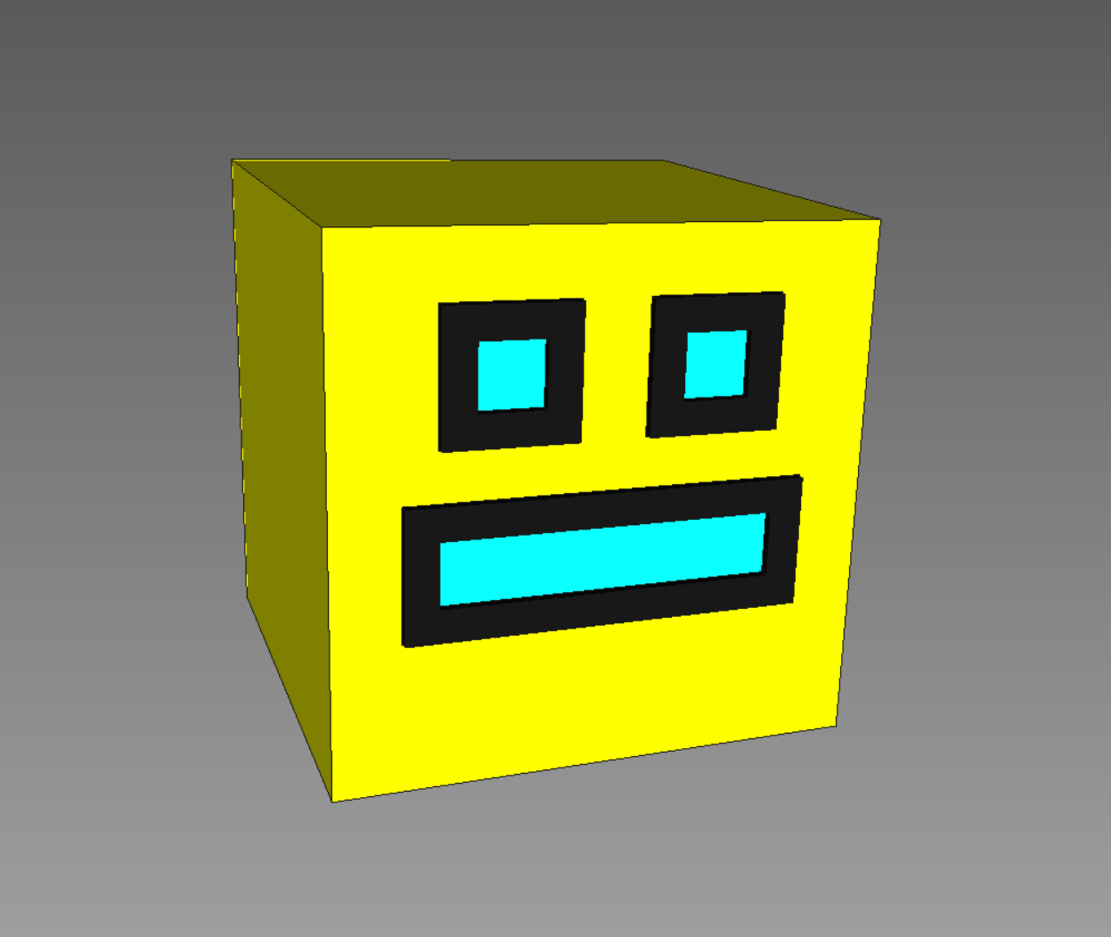 Geometry Dash Block by Holixus | Download free STL model | Printables.com