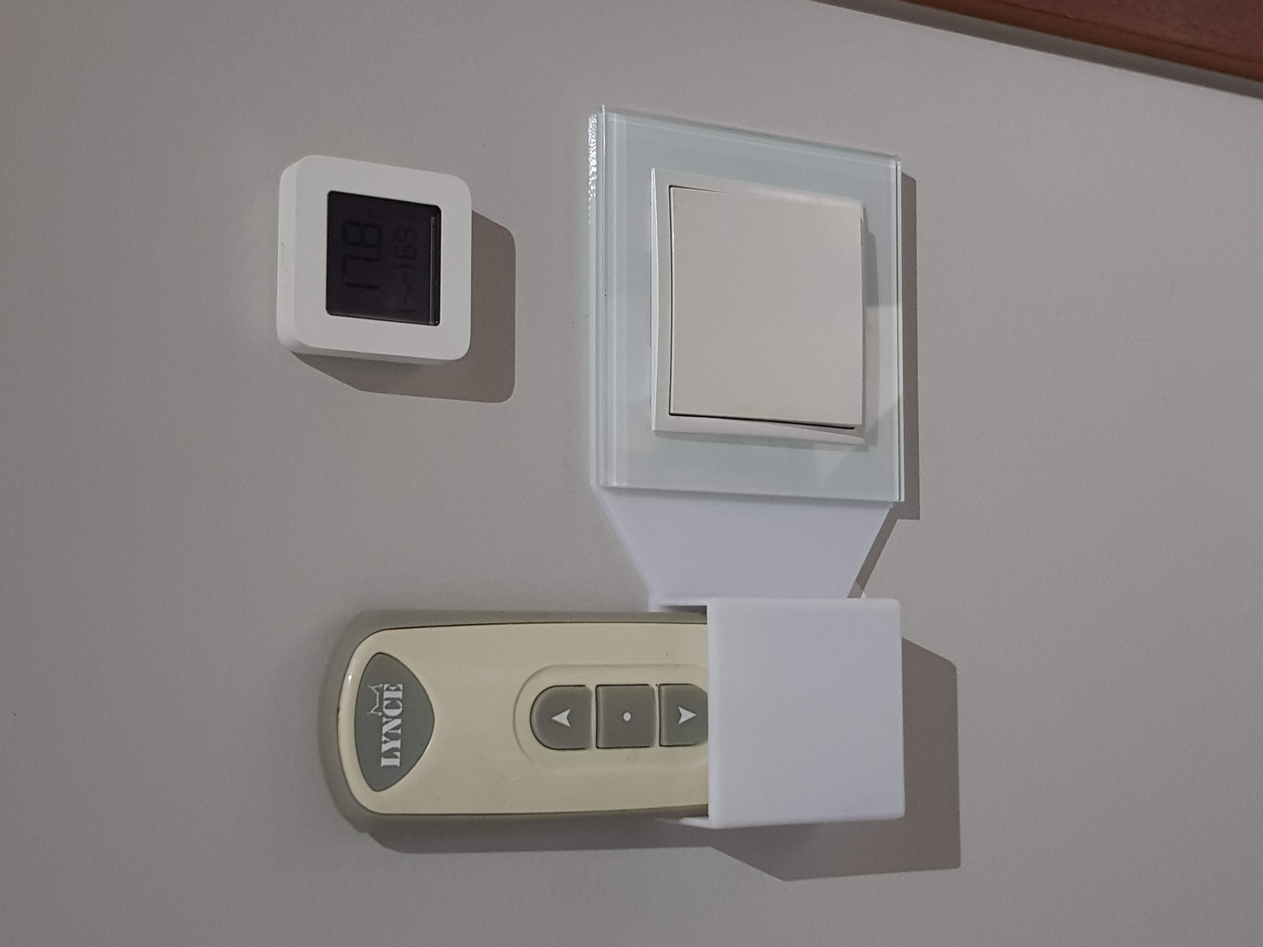 light switch remote control holder