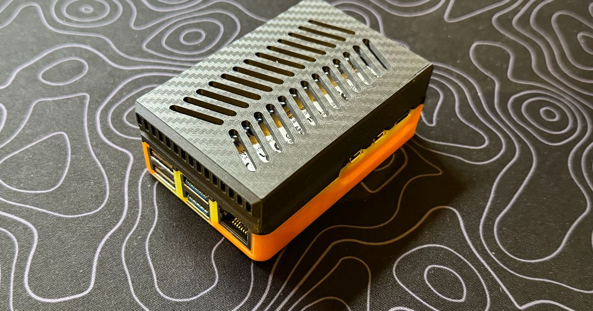 Raspberry Pi 5 Geekworm X1002 Case By Jackra1n Download Free Stl Model 2623