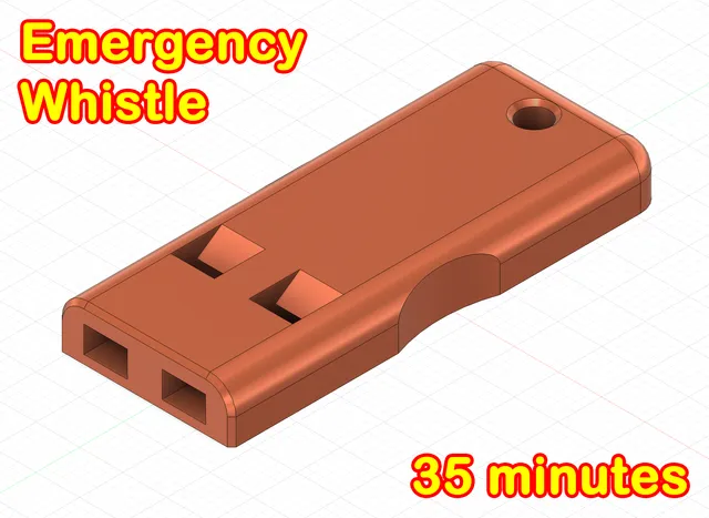 Emergency two-tone whistle - Notfall Zweiton Signalpfeife