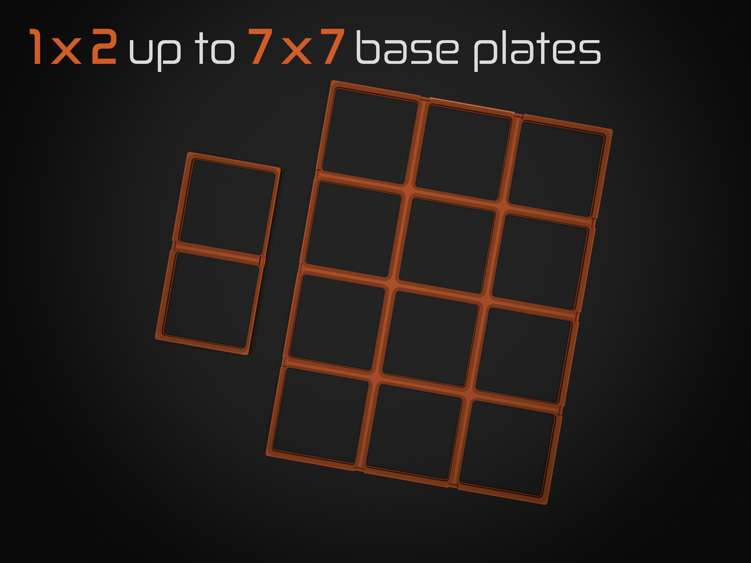Miniatura 2 do modelo 3D Gridfinity Clip Base - Base (REMIX)