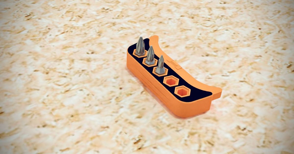 Bit Holder for Ridgid Drill/Driver by vidision Download free