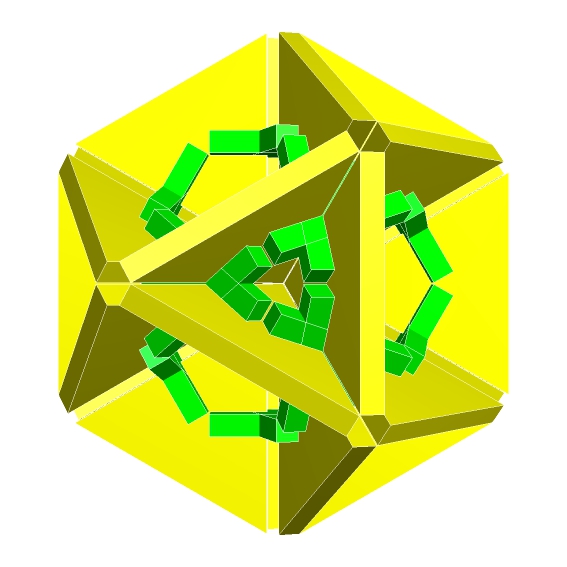 36 Part Holden Cuboctahedral Polysurface