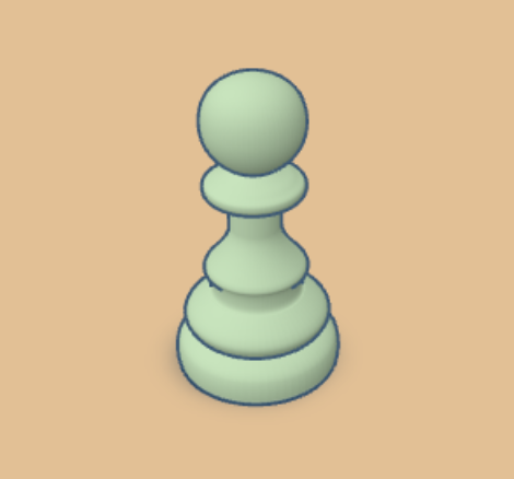 Pawn (Chess) 3D model