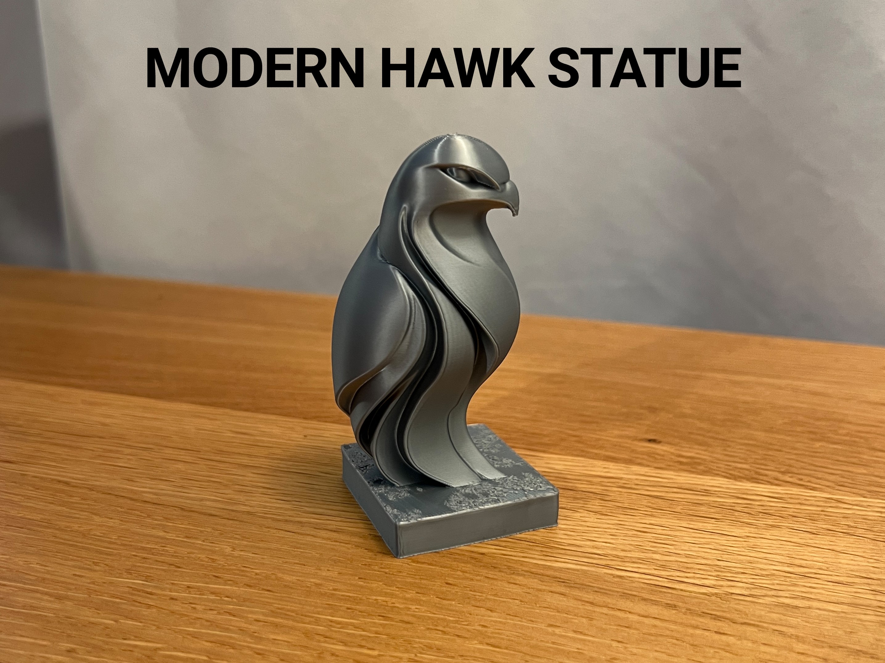 Modern Hawk Statue