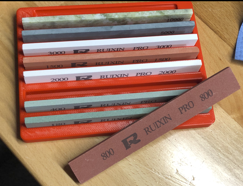 Ruixin Sharpening Stone Tray by pfrench Download free STL model