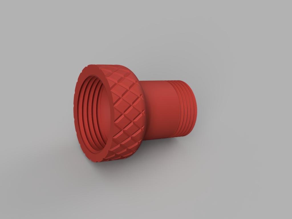 1 to 3/4 inch hose adapter. by JessR Download free STL model