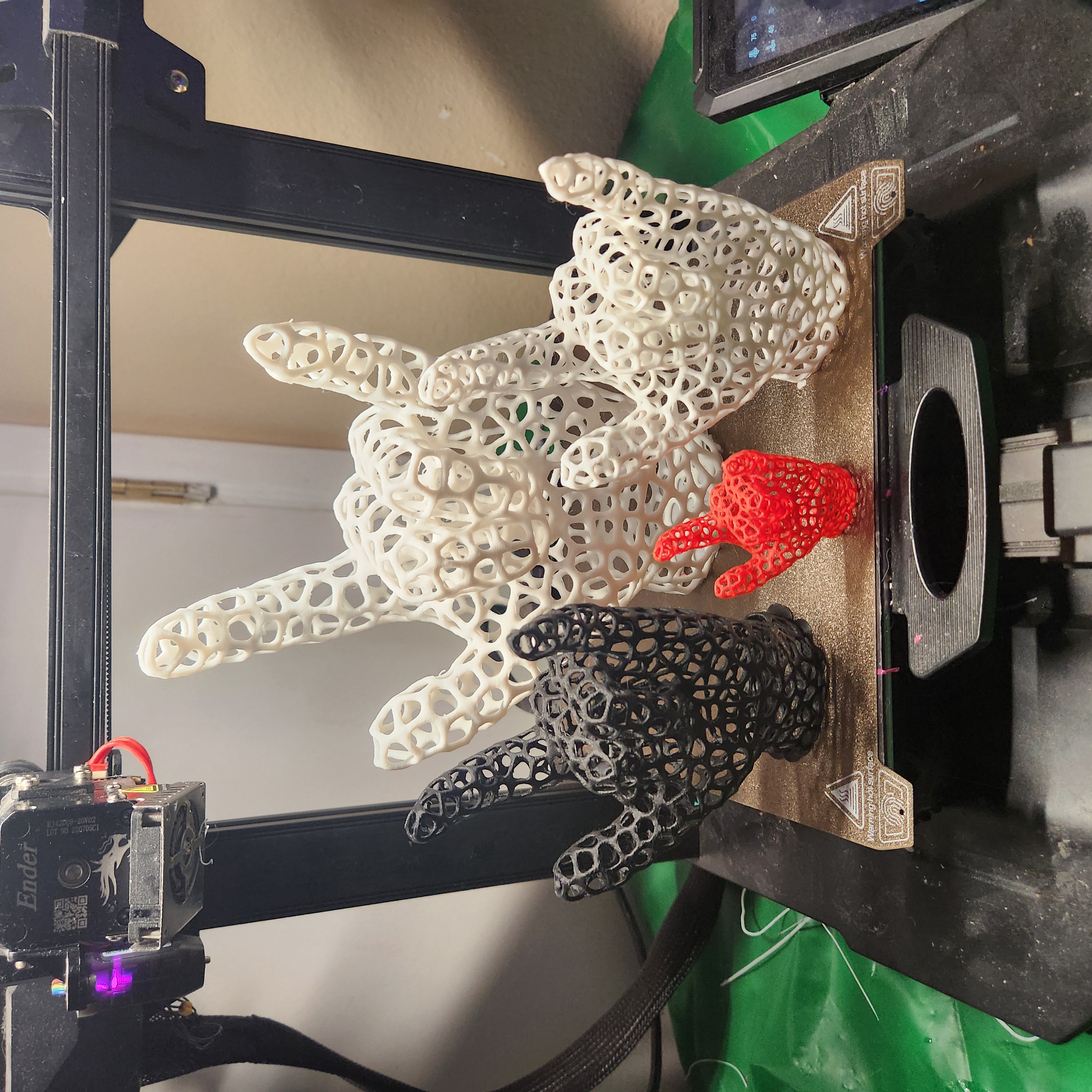 Love You Hand Voronoi
