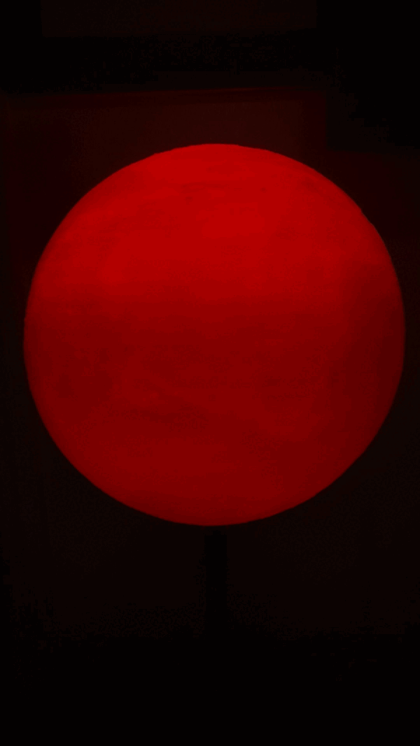 Miniatura 2 do modelo 3D Mars: A Lithophane Lamp