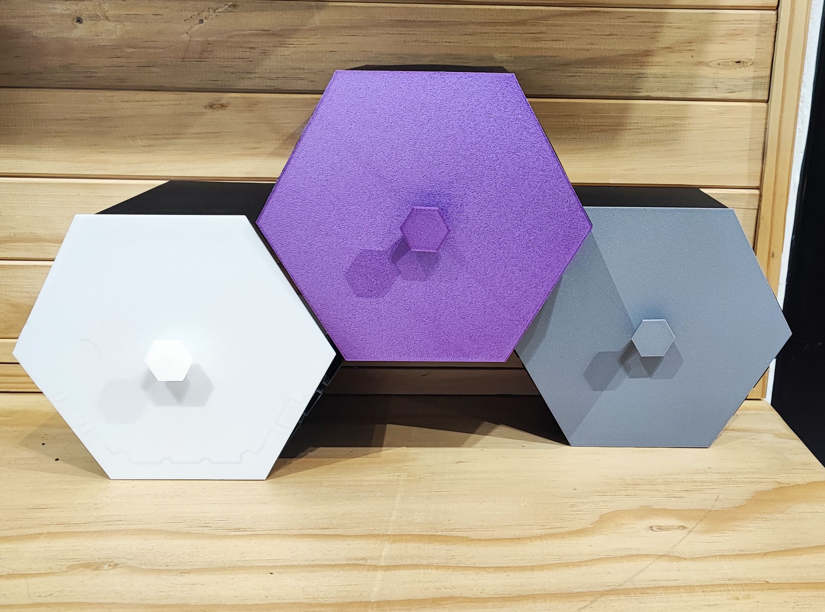 Large Hexagon Drawers Quick Printing by dbw_dad Download free STL