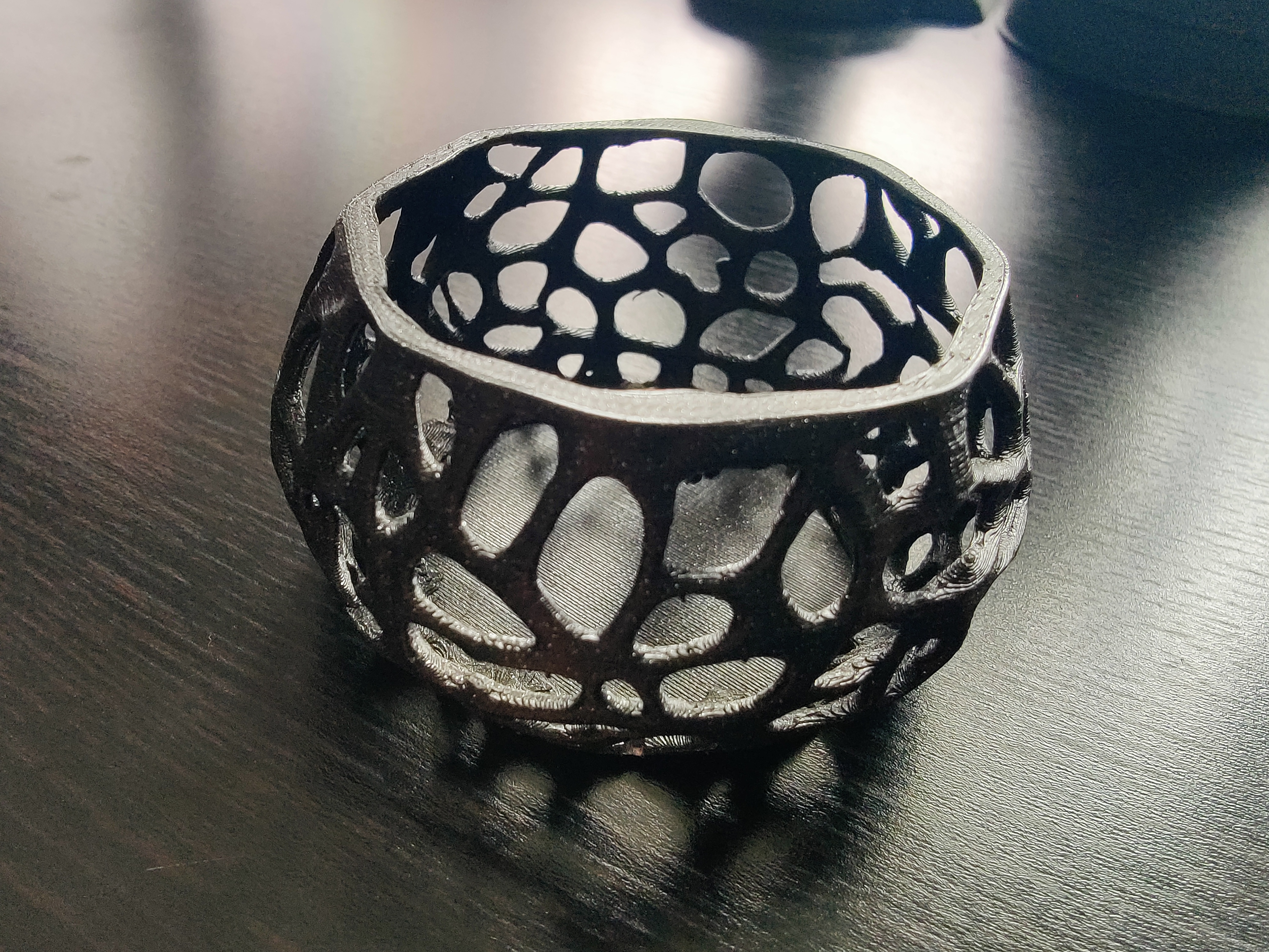 Tealight Jar - Teelicht - Voronoi