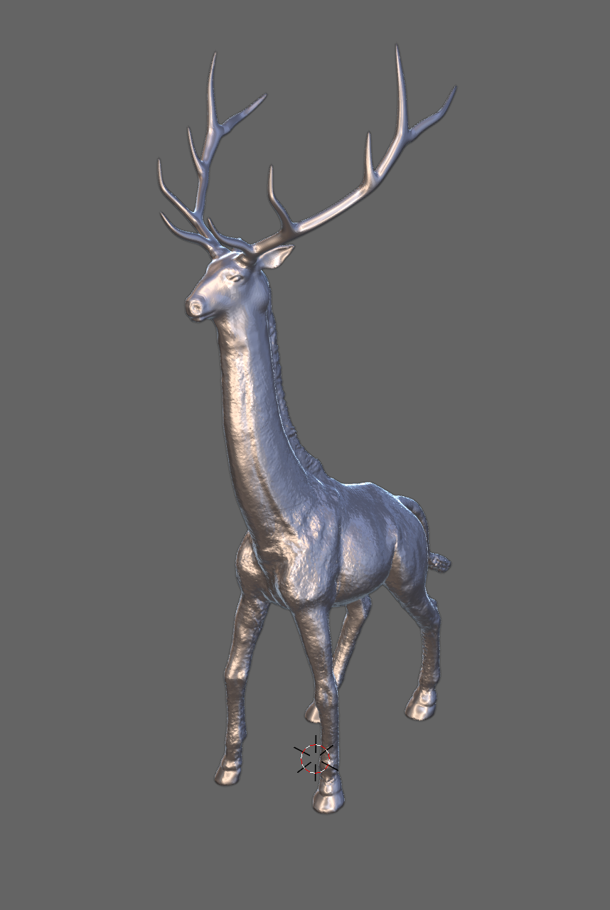 Giraffe Elk 3D model thumbnail