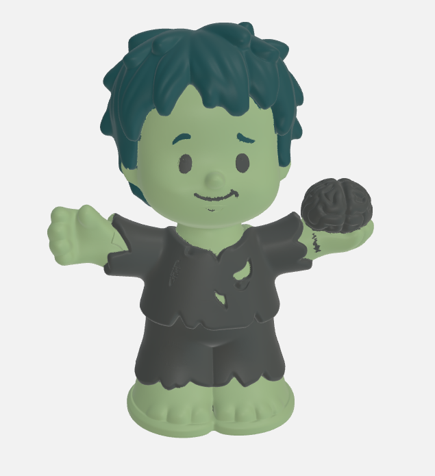 Little People style Zombie boy