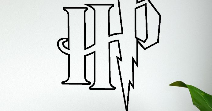 Harry Potter logo silhouette by VWPrint Download free STL model
