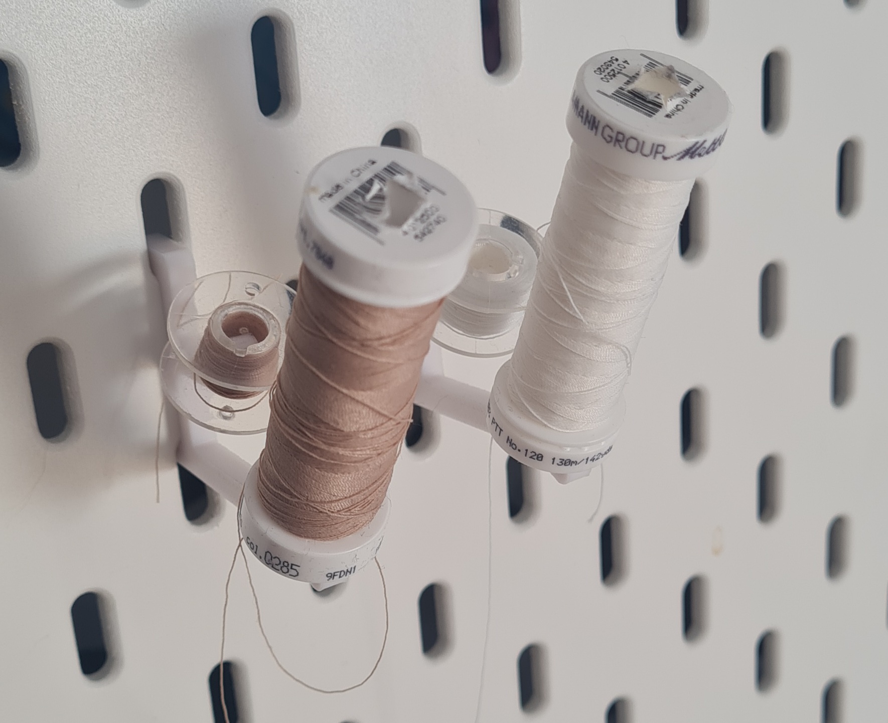 Skadis Pegboard Sewing Thread Spool Holder Multipurpose by 10build