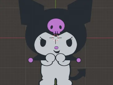Kuromi keychain