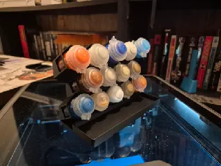 Gridfinity compatible Citadel paint rack
