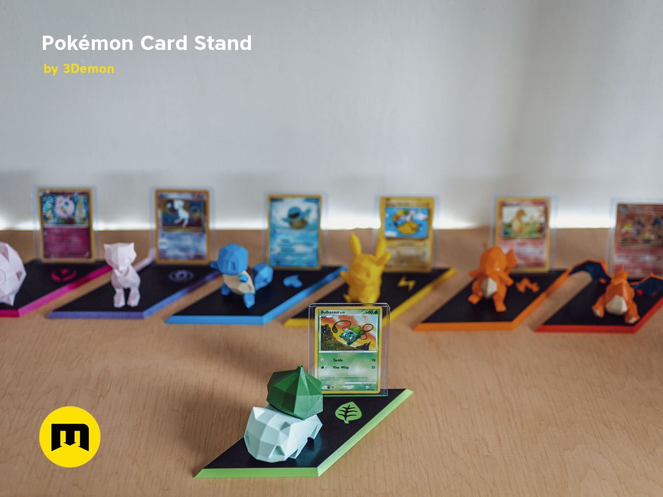 Pokemon Card Stands by 3Demon Download free STL model