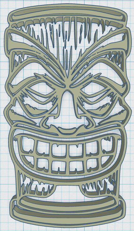 Tiki Keytag 38 by Peter Ennist | Download free STL model | Printables.com