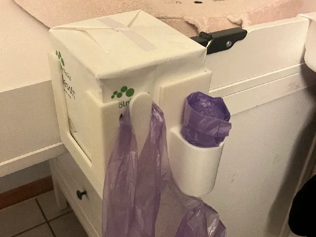 Sundvik Changing table holder for dry wipes and diaper bags