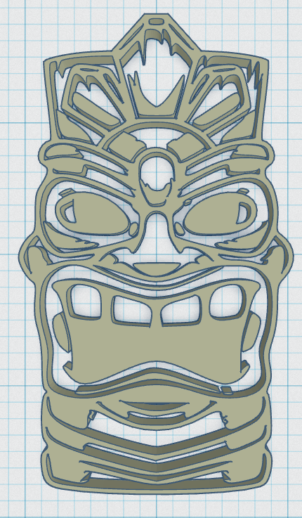 Tiki Keytag 44 by Peter Ennist | Download free STL model | Printables.com