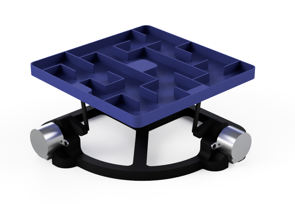 Snap-together Marble Maze with Step Motor