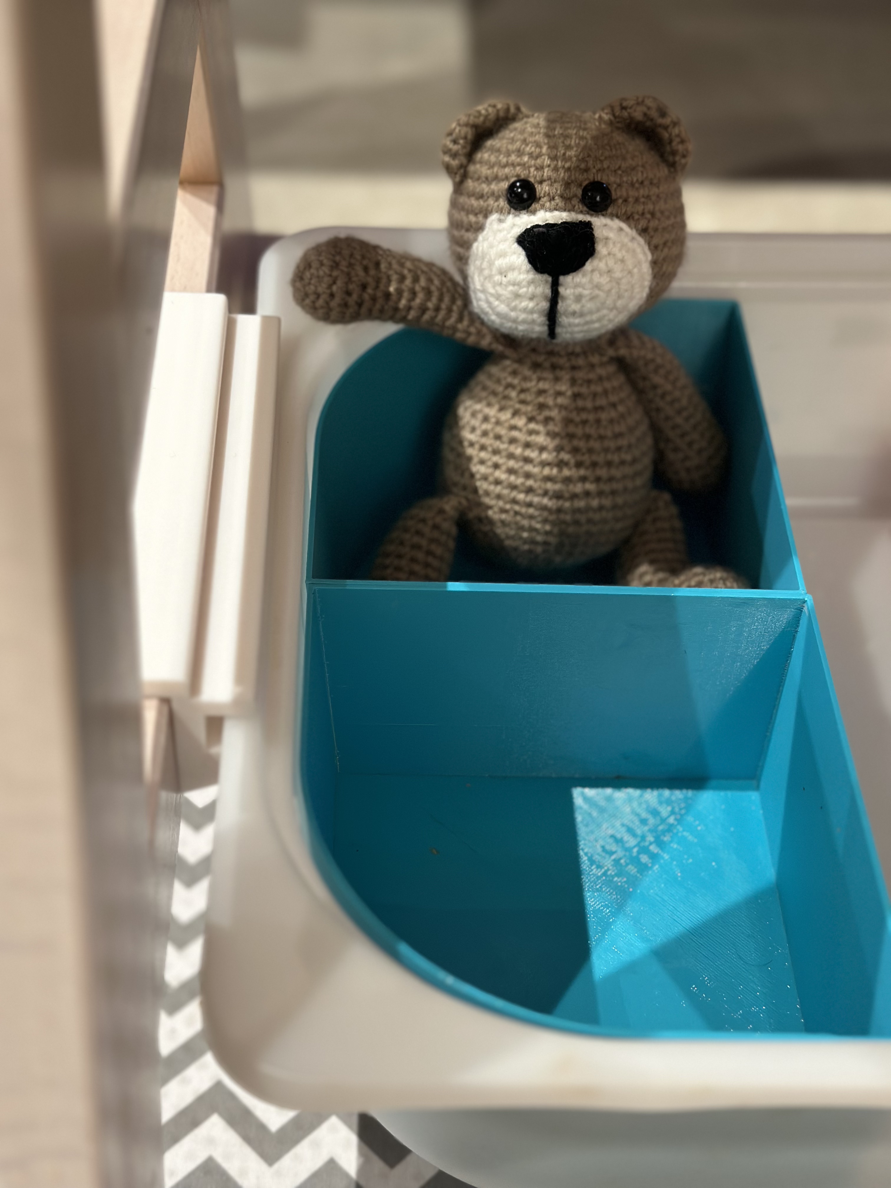 Trofast (IKEA) - Alpha und Beta Hauck Schiene