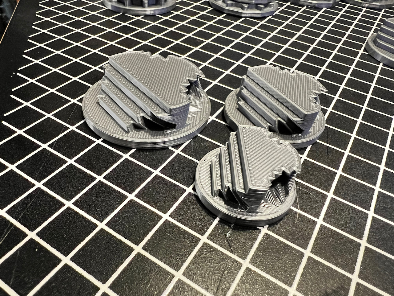 Miniature Bases Steps Damaged Pattern