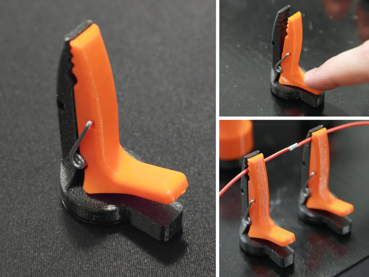 Soldering aid - clamp with magnetic base