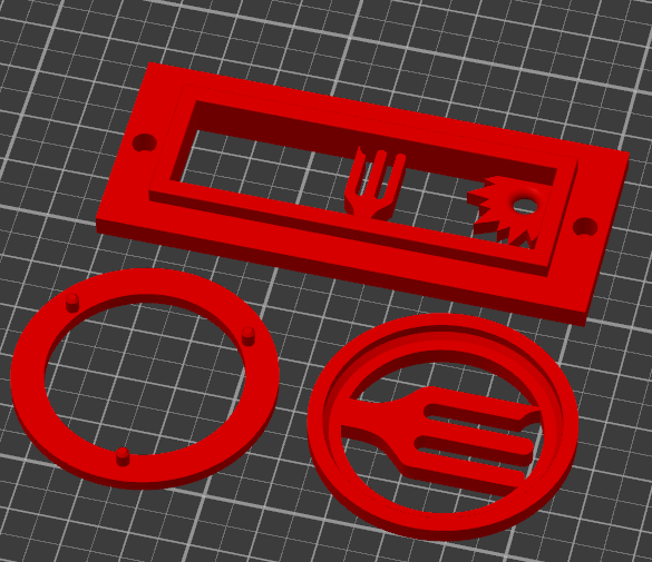 Printers For Ants Salad Fork Enclosure Panel bling by NbdyWnKenobi