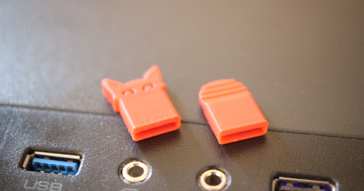 Dust cover for USB, HDMI and DP by Makidev Download free STL model