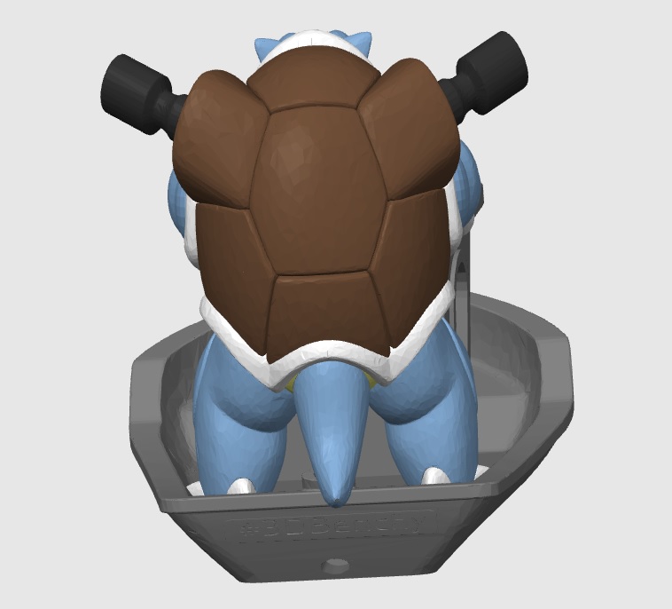 Miniatura 8 do modelo 3D Blastoise Battleship Benchy