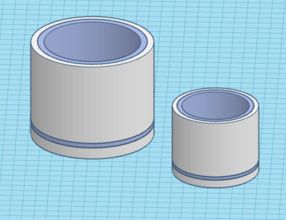 Miniatura 2 do modelo 3D Modern ring planter