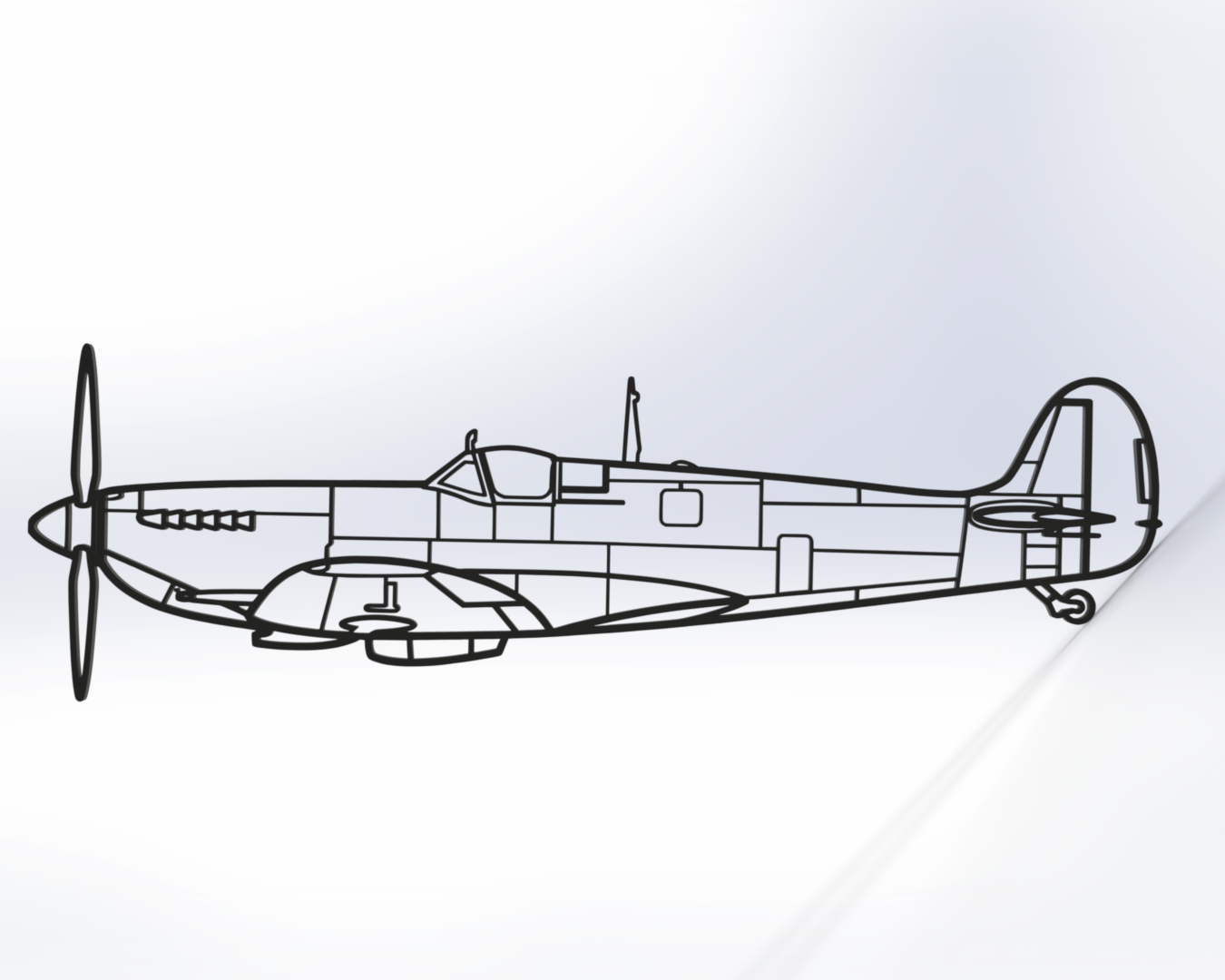 Supermarine Spitfire Wall Art