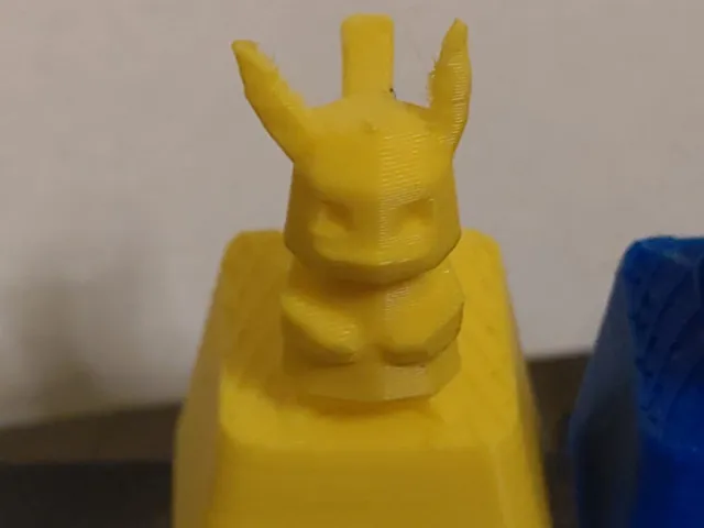 Low Poly Pikachu Key Cap