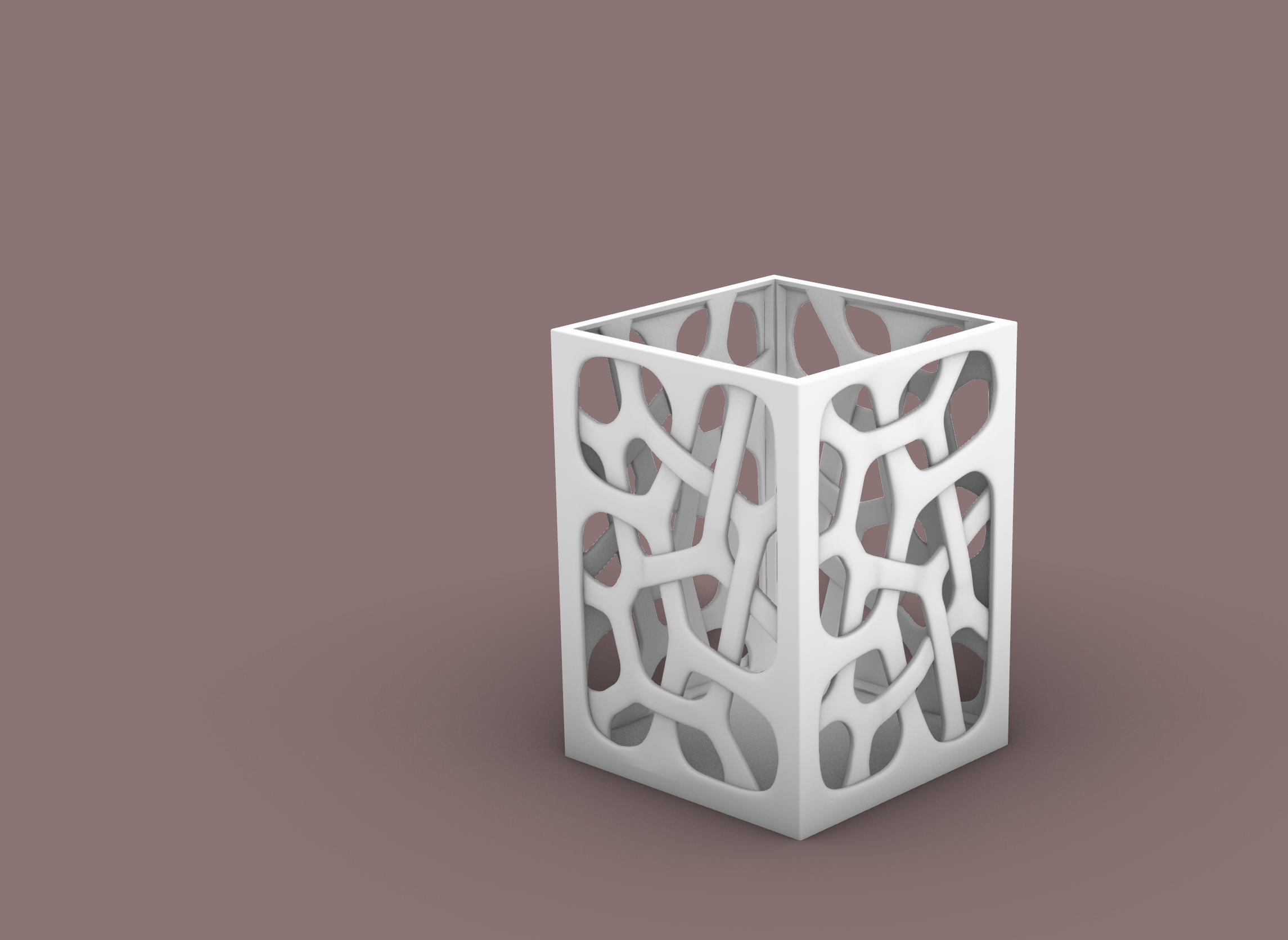 Voronoi Pen Holder by Printed Bits | Download free STL model ...