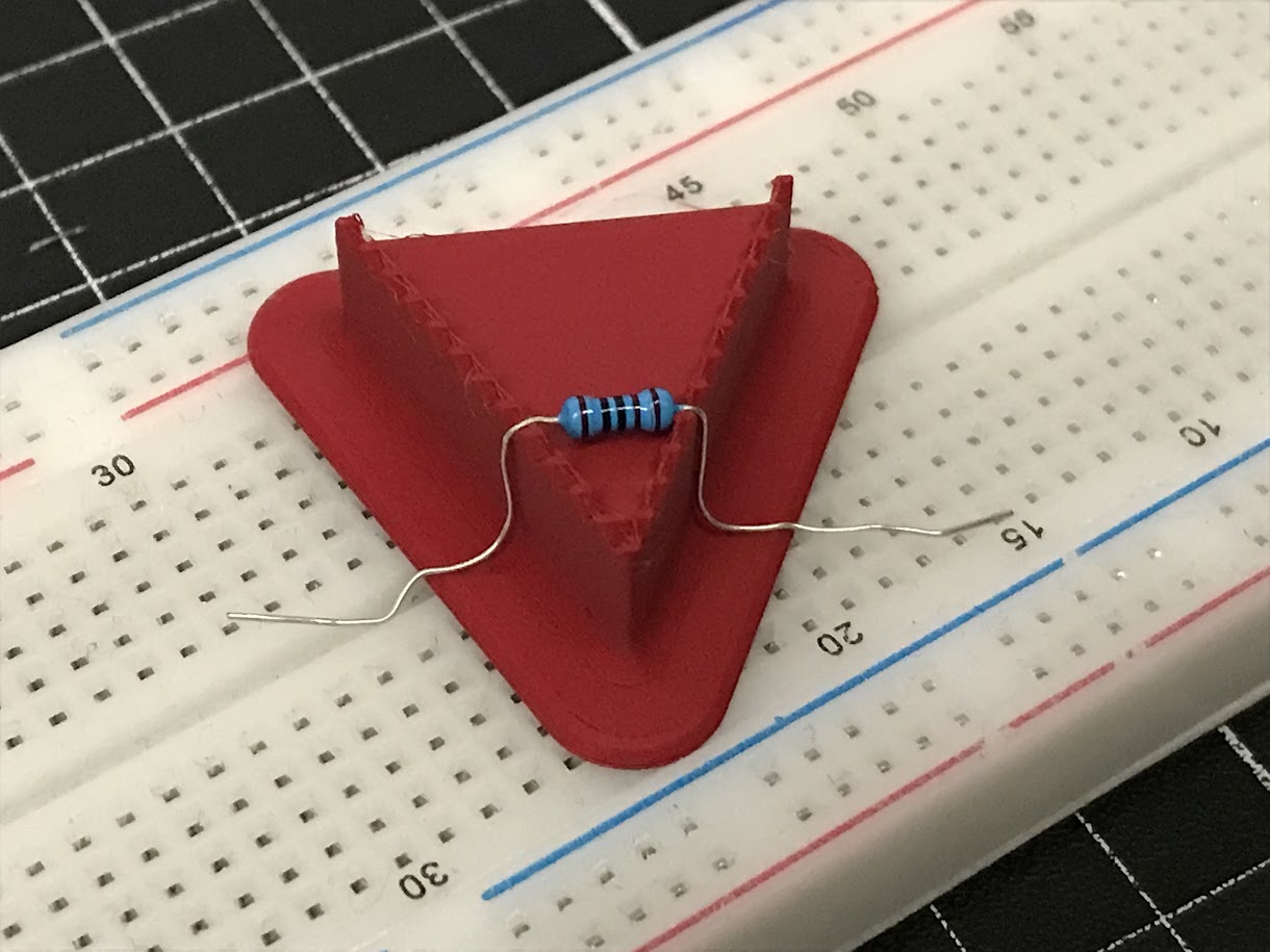 Bending jig for breadboard