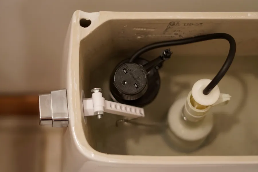 Kingston Brass Claremont Toilet Tank Hendel - Front Mount, Mat Zwart, Messing Constructie