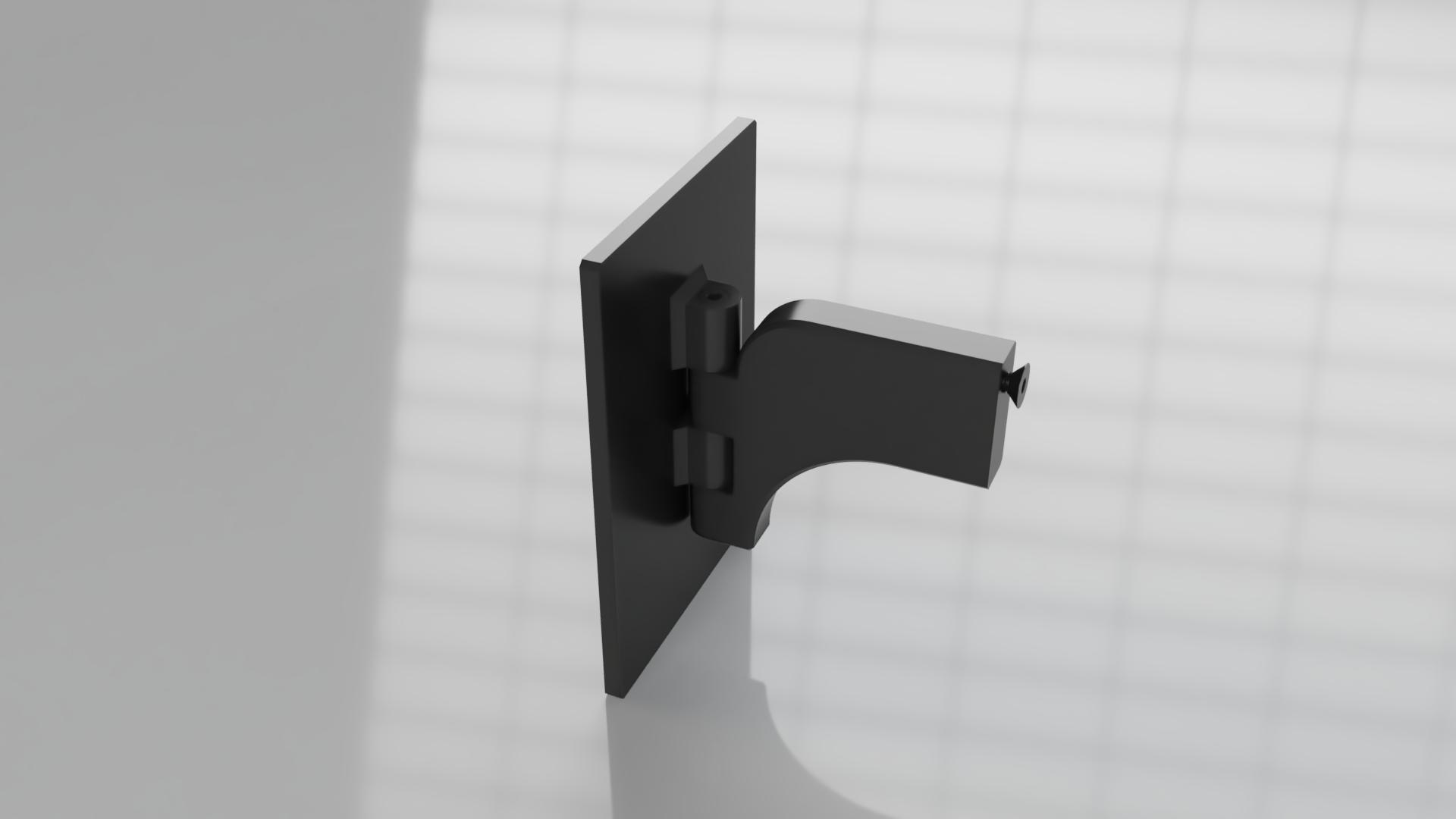 Speaker Wall Mount with Hinge - For 3M Command Strips (With source)