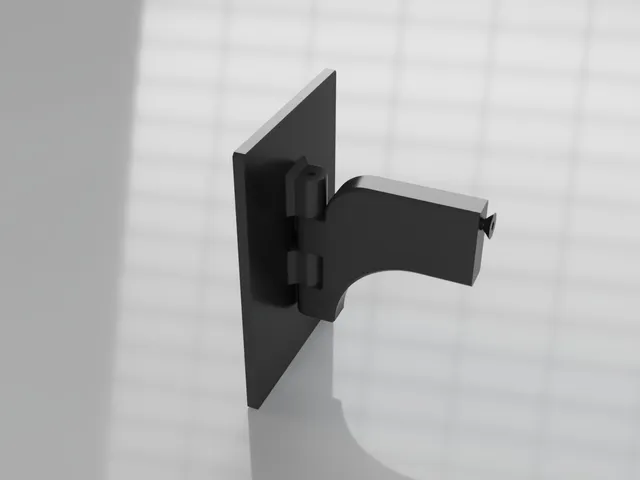 Speaker Wall Mount with Hinge - For 3M Command Strips (With source)