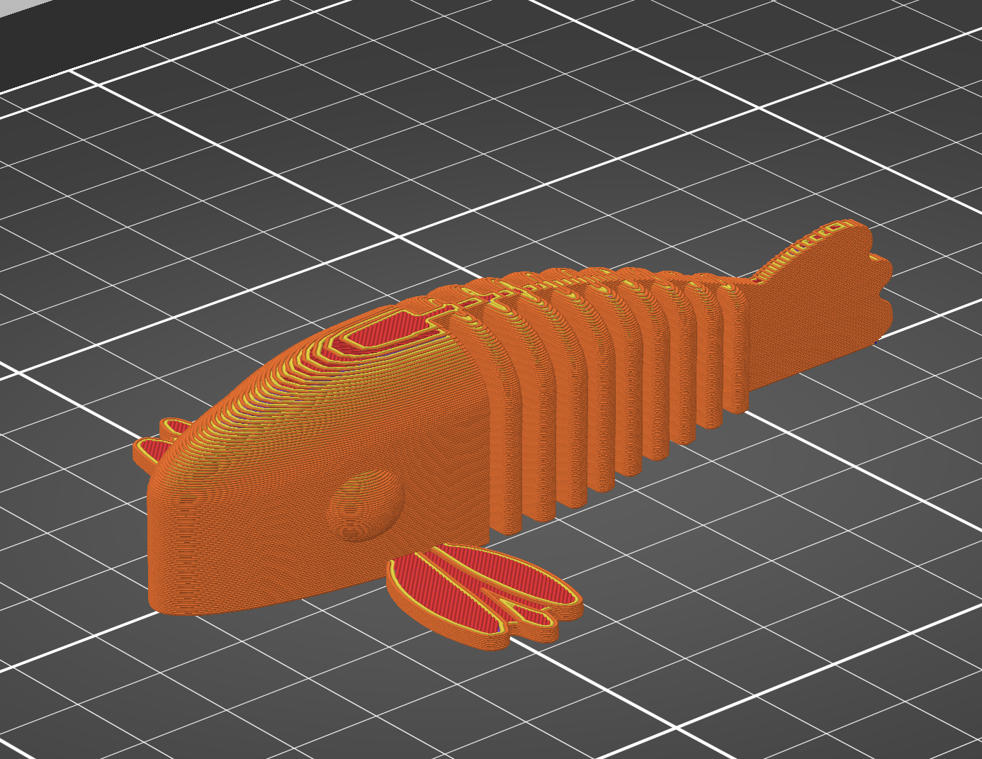 Miniatura 2 do modelo 3D TPU Flexi Fish Goby