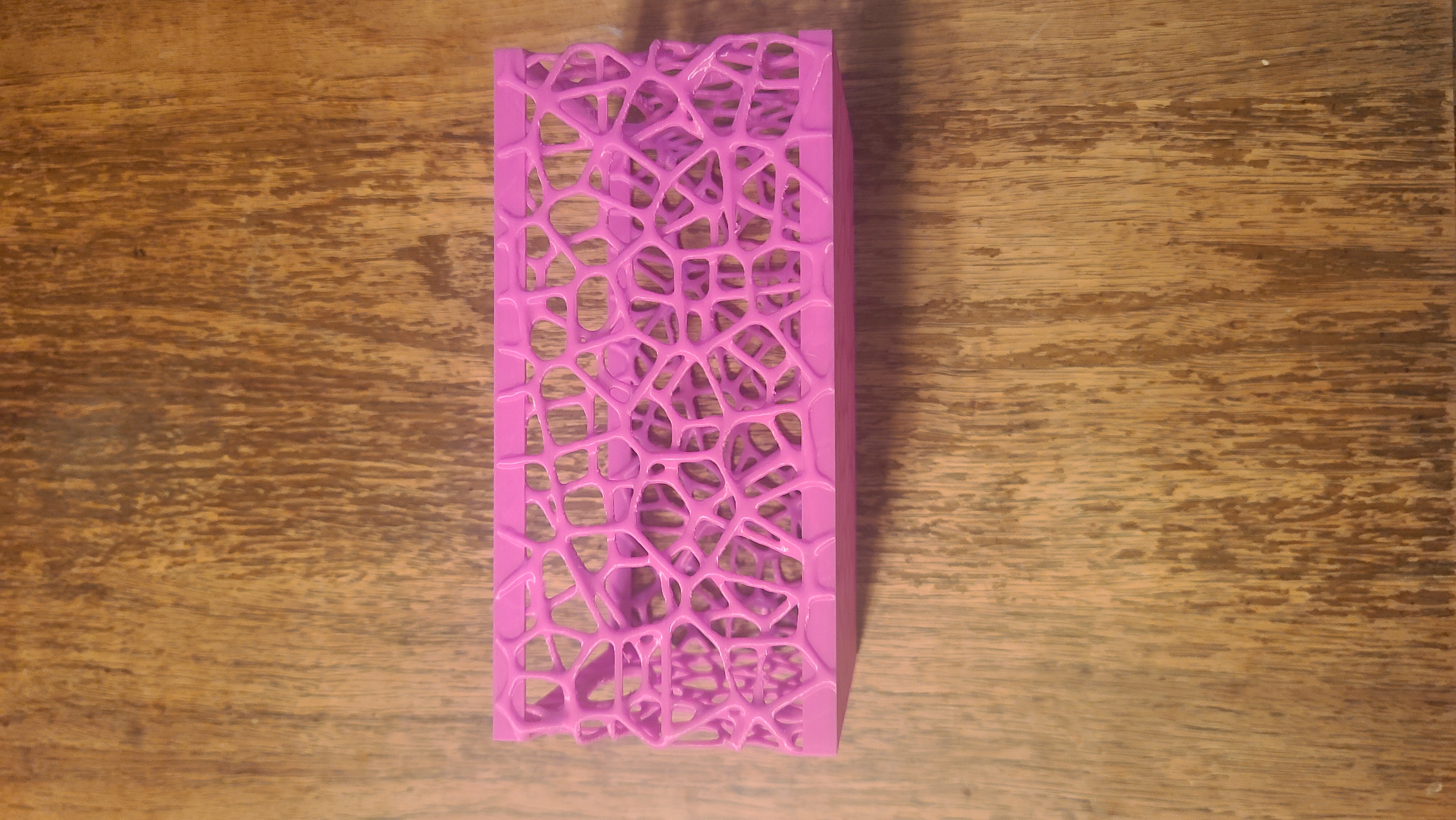 Voronoi Box with handles and solid bottom